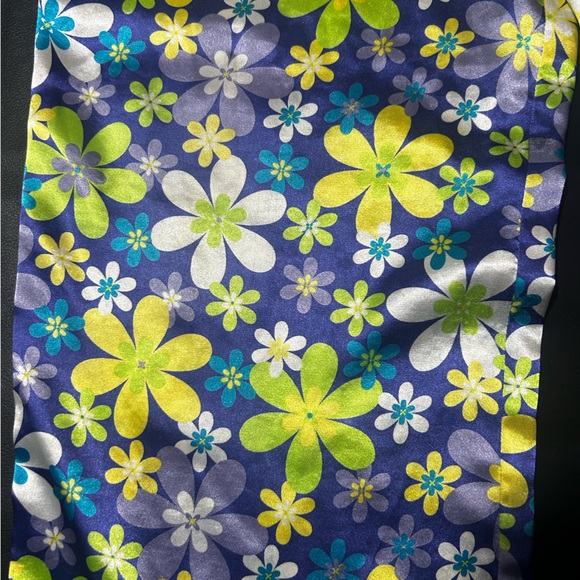 Vintage Limited Too Y2K Girls Pajama Set Size Large 10 Floral 60s Print Silky PJ - Picture 6 of 7